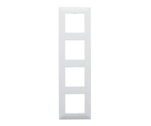 Legrand 398274 - Telaio quadruplo della gamma Niloé Step per installazione componibile - Bianco