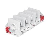 Legrand 398301 - Confezione 5 prese 2P+T 16A monoblocco per installazione a incasso - Gamma Niloé Step - Colore Bianco