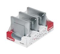 Legrand 398302 - Pack 3 Interruttori o interruttori monoblocco 10AX per installazione a incasso - Gamma Niloé Step - Colore Alluminio