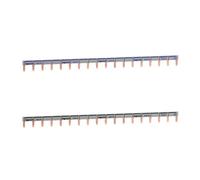 Legrand 404928 HX³ Pettine di Alimentazione Universale Fase + Neutro Orizzontale 1P, Lunghezza 18 Moduli