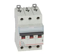 Legrand 407857E, Interruttore automatico magnetico termico, 3P, 10A, Curva C, 10kA, 3 moduli, DX3