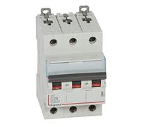 Legrand 407861E, Interruttore automatico magnetico termico, 3P, 25A, Curva C, 10kA, 3 moduli, DX3