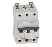 Legrand 407865E, Interruttore automatico magnetico termico, 3P, 63A, Curva C, 10kA, 3 moduli, DX3