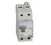 Legrand 411504E, interruttore differenziale, 2P, 25 A, sensibilità 30 mA C, DX3