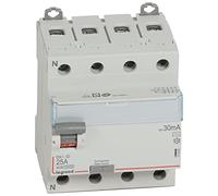 Legrand 411660E, interruttore differenziale, 4P, 25A, sensibilità 30 mA C, DX3