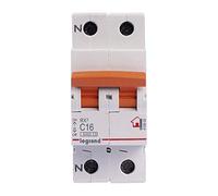 Legrand 419925E Interruttore automatico magnetotermico RX3 10A, Curva C, 1P e N, ICC 6kA, confezione da 6