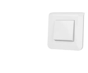 Legrand 538300 Interruttore One Design Elegante-Va-avanti della gamma Mosaico completo con piastra e fissaggio a vite 10 A e 250 V, facile da collegare, bianco, Taglia unica