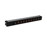 Legrand 646814 10Ac Outlet(S) 1U Black Power Distribution Unit (Pdu) - Power Distribution Units (Pdus) (Básico, 1U, Single-Phase, Horizontal/Vertical, Aluminium, Black)