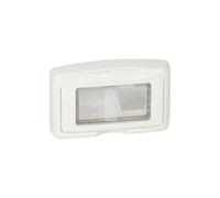 legrand 680634 vela placca bianca 4 posti per cassetta rettangolare 504 IP65