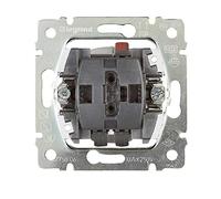 Legrand 775804 interruttore della luce Acciaio inossidabile, Trasparente Plastica