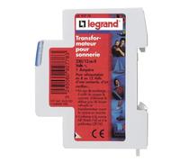Legrand 92778 - Trasformatore per suoneria, 8 V a 12 V, 0,66 A a 1 A, 2 moduli