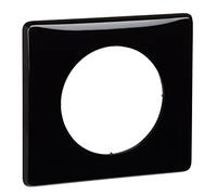 legrand 98826 - Placca Céliane-laccata nera, 1 poste-98826