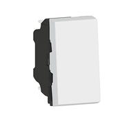 Legrand 99404 Incasso Singolo o avanti e Indietro indicatore Easy-LED 10A-1 modulo Gamma Mosaico-Interruttore Bianco Tutto in Uno per Funzione Luminosa o Spia