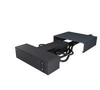 LEGRAND -Base multipla TV, con protezione da sovratensione, con interruttore, 4 prese di corrente, cavo 2 m, colore nero 694596