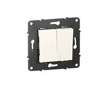 legrand BTAL08DD - Doppio pulsante di allarme 6 A con connessione a morsetti, automatico, nevi BTAL08DD, neve