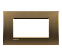 Placca 4 posti Bronzo Bticino Living LNA4804BZ