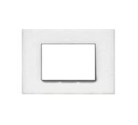 Legrand/Bticino - Placca 3 moduli bianco opale