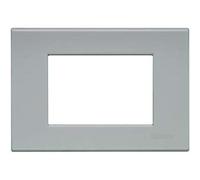 Legrand/bticino - Placca 3 moduli grigio pietra
