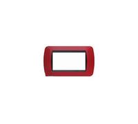 Legrand/Bticino - Placca 4 moduli rosso solid