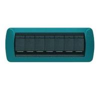 BTICINO - L4807BU - PLACCA 7M COLOR BLU ACQUA LIVING INTERNATIONAL
