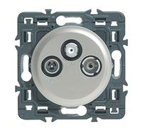 Legrand Celiane LEG99768 - Presa TV-FM-SAT, da assemblare, colore: Titanio
