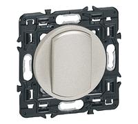 Legrand Celiane LEG99770 - Interruttore semplice/deviatore 10 A, da comporre, colore: Titanio