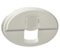 Legrand Celiane - Presa di Corrente con piastra (Titanio, universale, RJ-45)