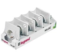 LEGRAND Confezione da 5 prese o presa 2P+T 16A 230V, gamma Niloé monobloc, meccanismo completo con telaio, colore bianco, 396430