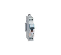 Legrand DNX 4500 C Interruttore curvo Breaker con viti, U + N 230 V 4,5 kA 1 m, grigio