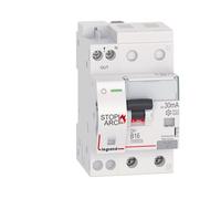 LEGRAND, DX3 AFDD - Interruttore antincendio con interruttore FI/LS B16A, 1P+NR, 10kA, 30mA, tipo A, 3 unità di divisione, 415958