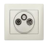 Legrand galea life - Coperchio presa TV r-Sat 2400 mhz madreperla