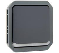 Legrand - Interruttore luminoso impermeabile Plexo 10A o avanti per dotare di un alloggiamento o piastra supporto finitura antracite