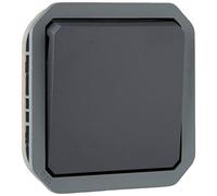 Legrand - Interruttore o avanti e indietro impermeabile Plexo 10A per equipaggiare una custodia o una piastra supporto finitura antracite