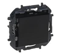 LEGRAND Interruttore o interruttore componibile 10AX per installazione a incasso, Gamma Niloé Step, Colore Antracite, 398222B