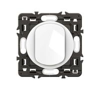 LEGRAND - Interruttore Singolo o Va-avanti Tasto Grande Celia - 10A - Controllo Illuminazione - Pronto per l'installazione - Bianco