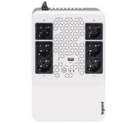 Gruppi di Continuita LEGRAND 310082 UPS monofase KEOR MULTIPLUG 800VA con prese standard - Controllo tramite CPU ed equipaggiato con una batteria al piombo di tipo ermetico regolata da valvola