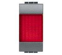 Living Int. - Portalampada con diffusore rosso - L4371R