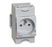 Legrand LEG04280 - Presa 10/16 A, 250 V, 2P + T, con morsetti a innesto
