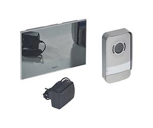 Legrand, LEG369220, Visiophone citofoni di sistema con effetto specchio, schermo 7 pollici