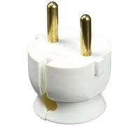 Legrand LEG50183 - Spina extra piatta senza presa a terra, uscita laterale, 16 A, colore: Bianco