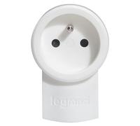 Legrand LEG50461 - Spina doppia funzione con 2p+t 16 a, 250 v~, colore: Bianco
