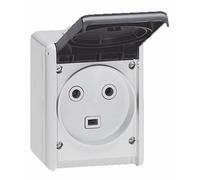 Legrand LEG55872 - Presa di corrente stretta 2P + T 32 A