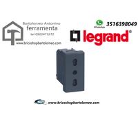 LEGRAND - LEG683081 VELA SCURA presa 2P+T 10/16A bipasso