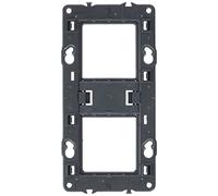 Legrand LEG80252 - Supporto di fissaggio a vite orizzontale, 2 fessure, 4/5 moduli, colore verde