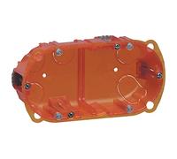 Legrand LEG90506 - Scatola da incasso a 2 posti Batibox, multimateriale, profondità: 50 mm