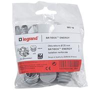 Legrand LEG90519 - Confezione da 8 otturatori per scatola Batibox Energy, diametro: 25 mm