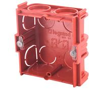 Legrand LEG90530 - Scatola da incasso quadrata Batibox, combinabile con altre scatole, per muratura, profondità: 30 mm