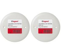 Legrand LEG90580 - Coperchio per scatola da incasso rotonda, diametro 85 mm (Confezione da 2)
