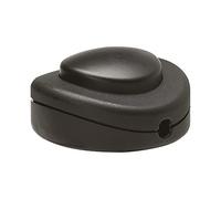 Legrand LEG91173 - Interruttore a pedale 2A per lampada, ø 65 mm, colore: Nero