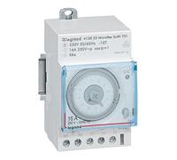 Legrand LEG92762 - Orologio analogico con impostazione del programma giornaliero, aggiornamento automatico dell'ora